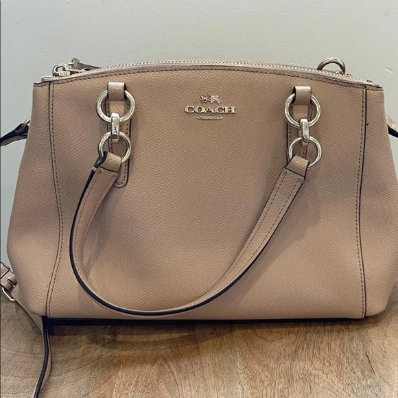 Coach Crossbody Taupe Purse - Picture 2 of 11